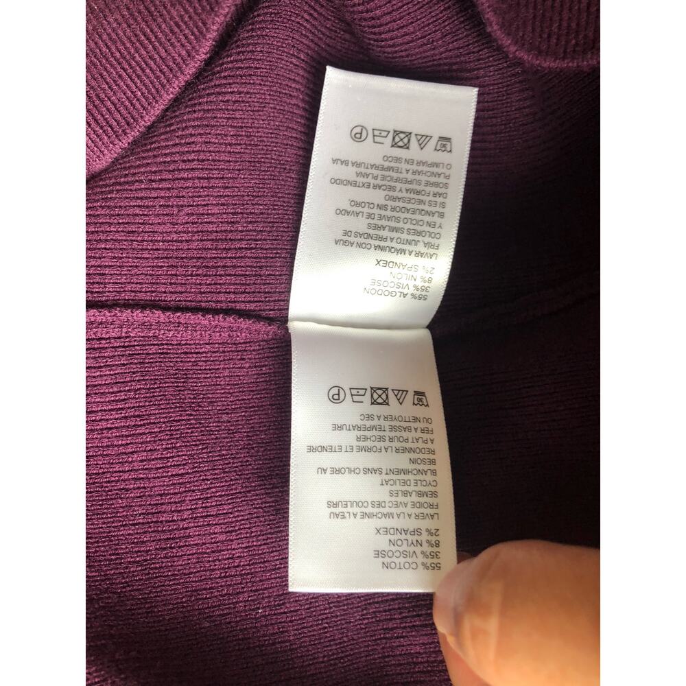 Tommy Bahama Womens Sweater Dress Purple Crew Neck Size Medium - Picture 8 of 9